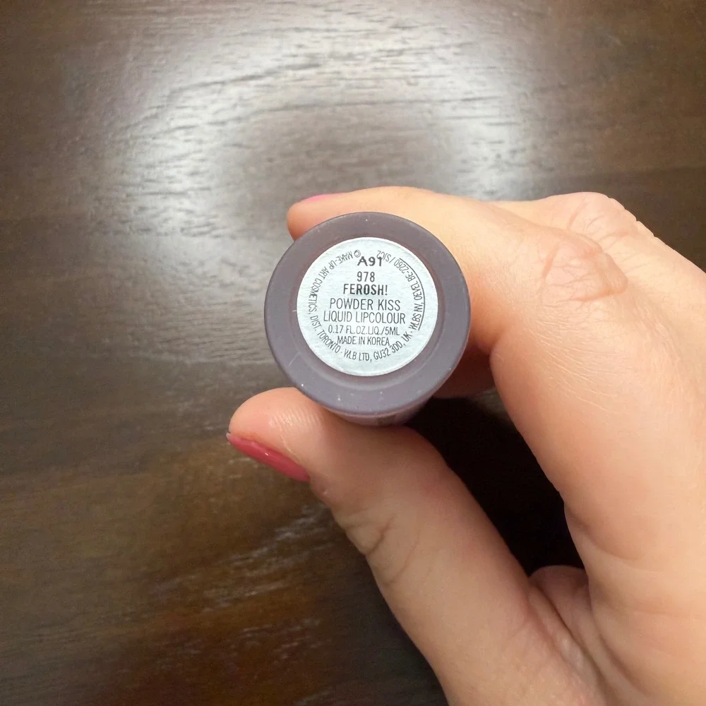 New MAC Powder Kiss Liquid Lipcolour - Ferosh!